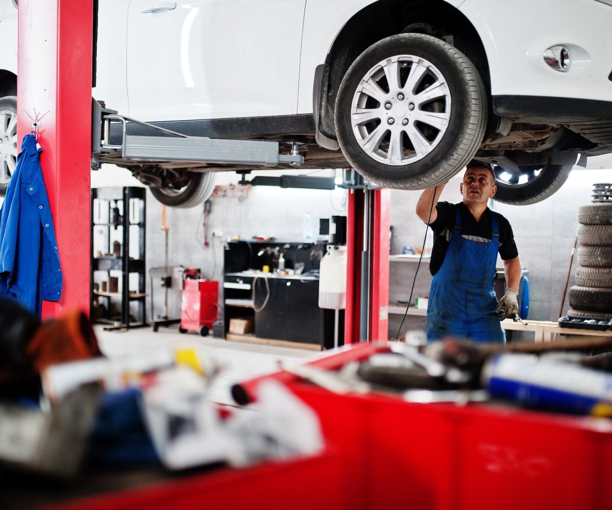 Car repair and maintenance theme