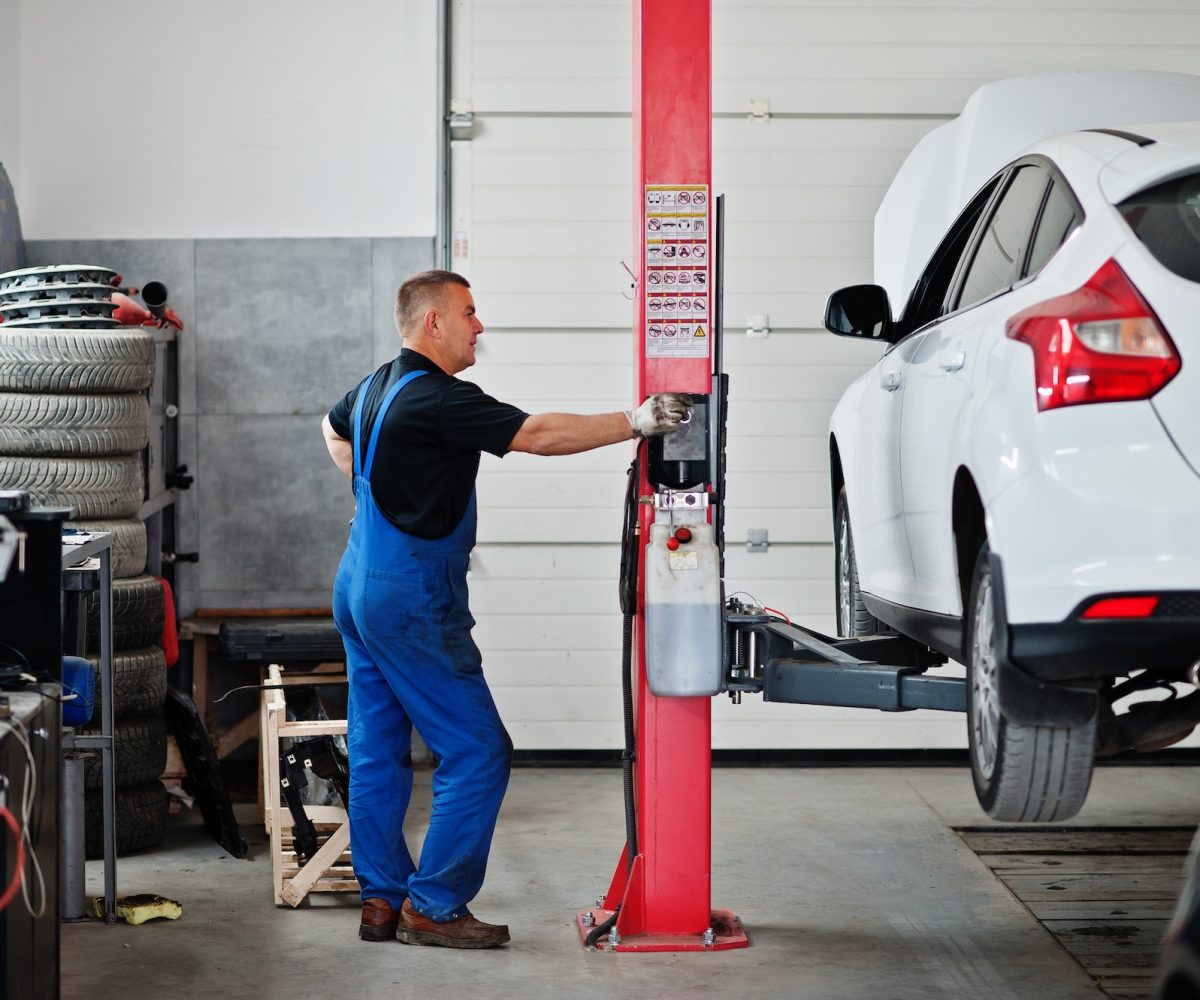 Car repair and maintenance theme