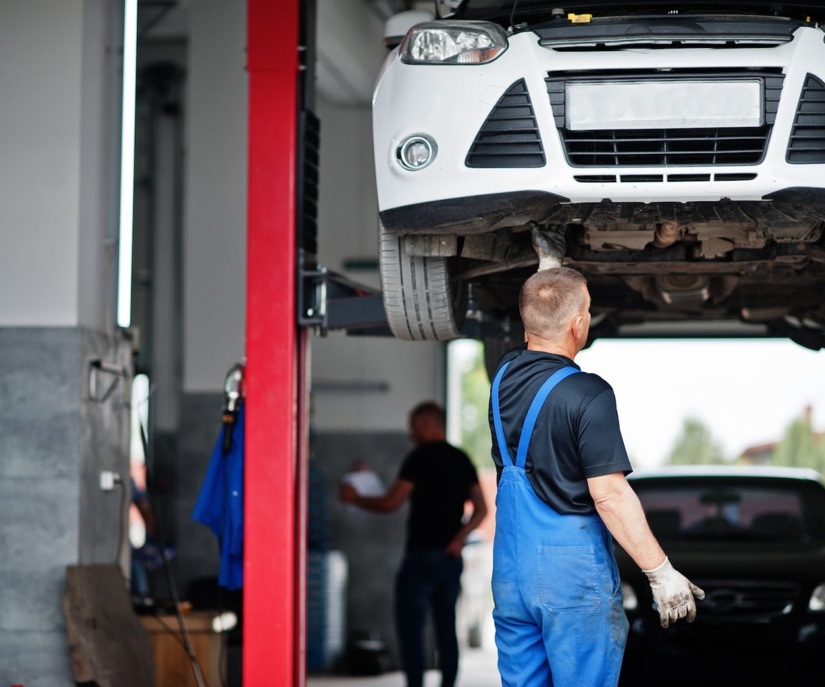 Car repair and maintenance theme